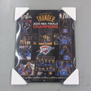 Oklahoma City Thunder NBA Championship Plaque (16x20") *NEW*